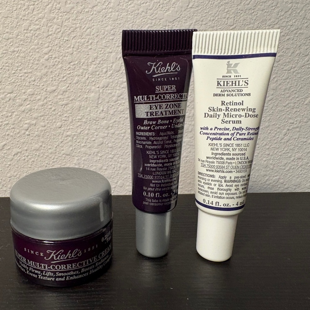 Kiehl’s super multi-corrective cream+eye cream+retinol